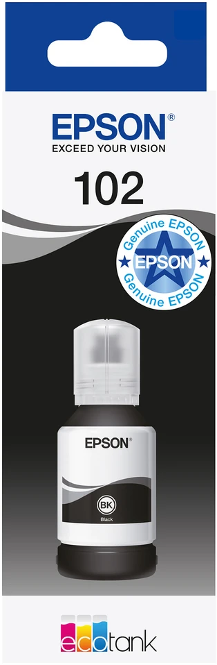Epson 102 Originalus Juoda 1 vnt