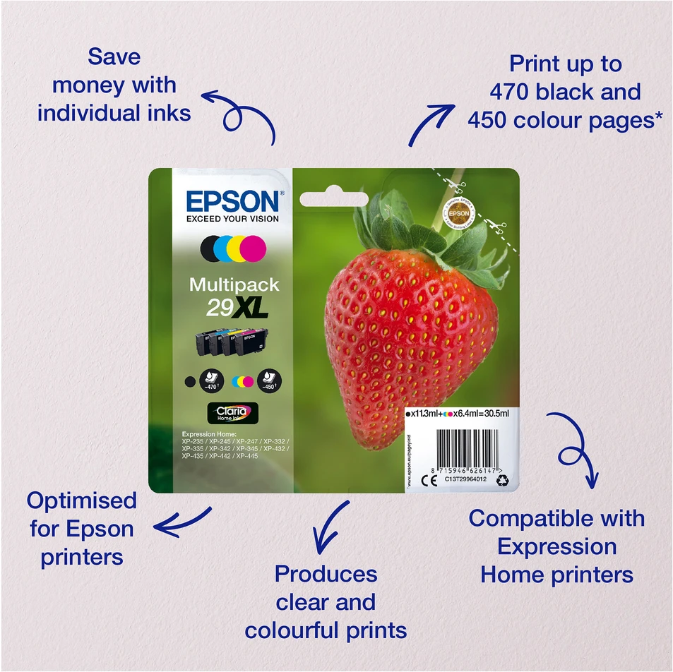 Epson Multipack 4 spalvų 29 Claria Home Ink