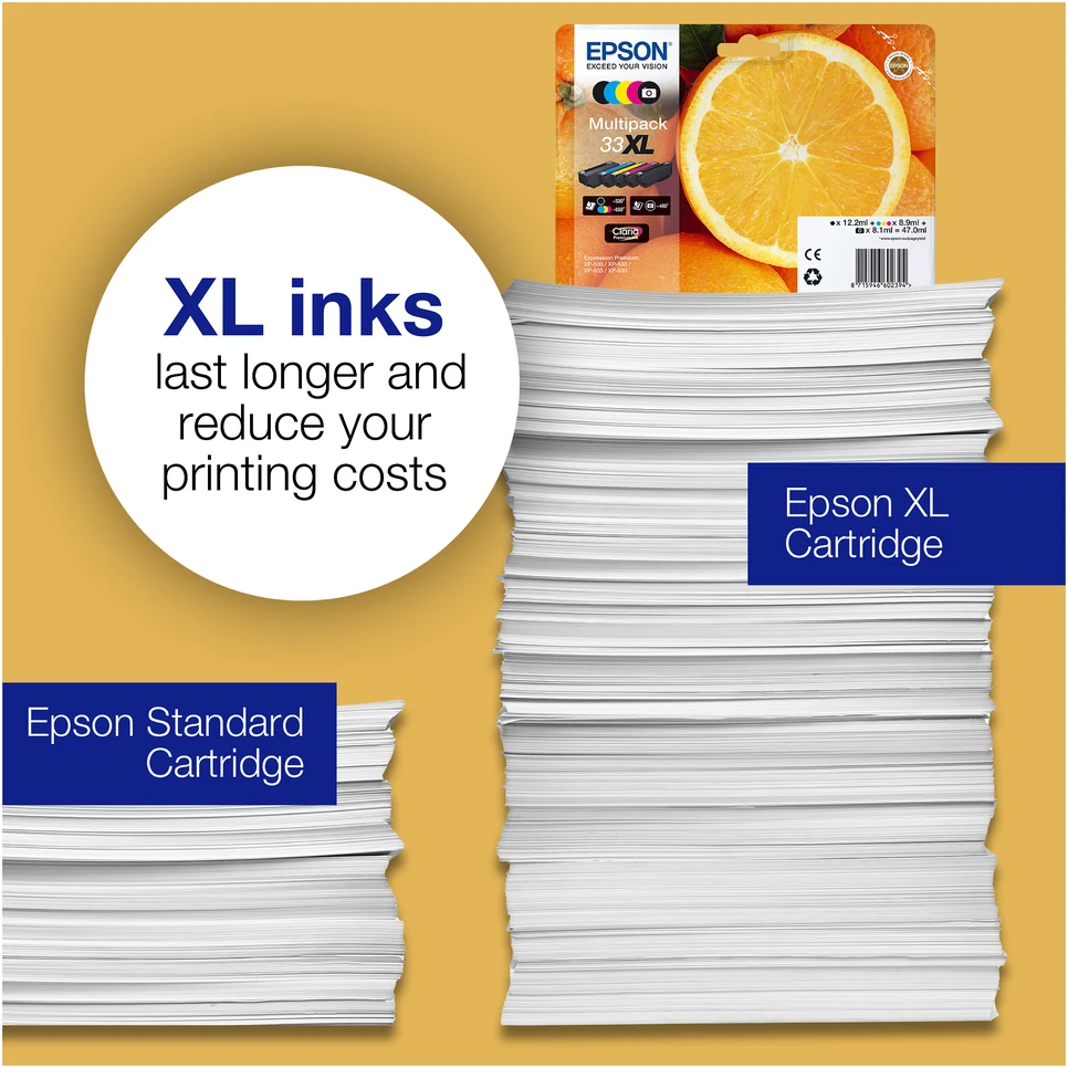 Rašalas Oranges Premium Multipack Epson 5-color Claria 33XL