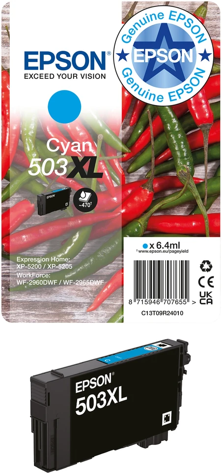 Epson ink 503 Multipack (C13T09Q64010)