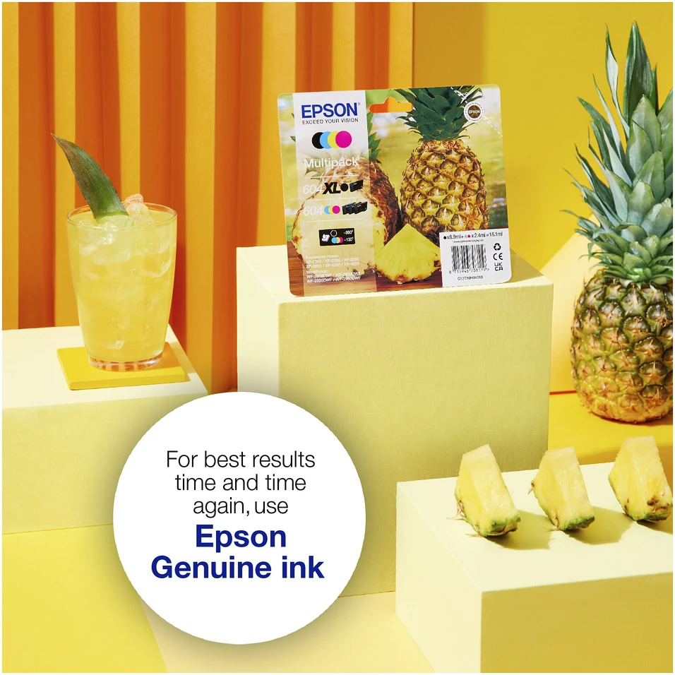 Rašalo Kasetė - Epson 604 C13T10G24010 Mėlyna, pagrįsta dažais, 350 puslapių