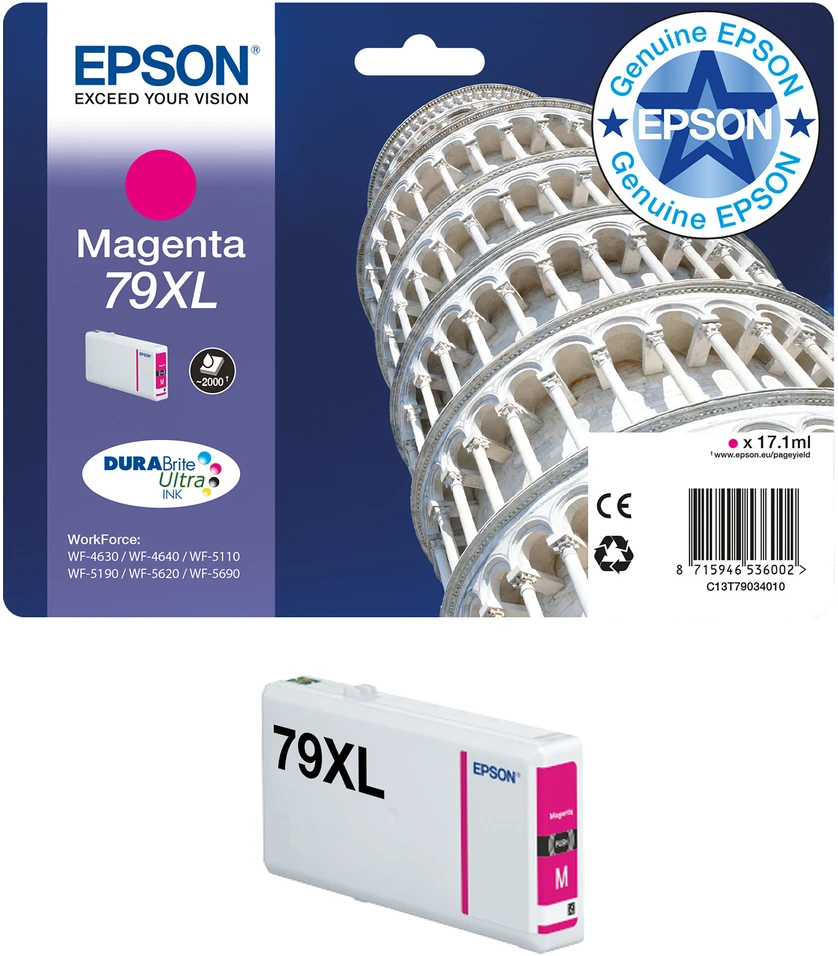 Epson C13T79014010 | Inkjet cartridge | Juodas