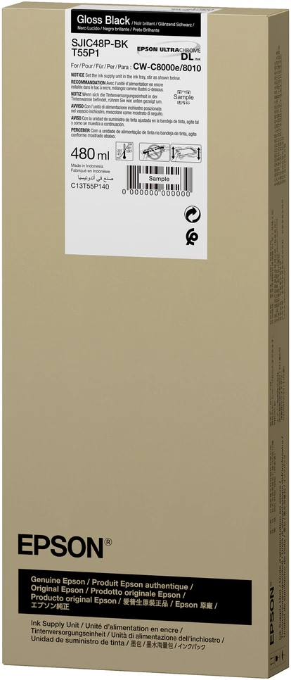 epson SJIC48P-BK INK CARTRIDGE FOR CW/C8000E Juodas