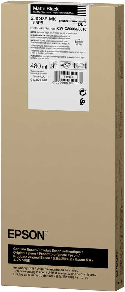 Epson SJIC48P-MK INK CARTRIDGE FOR CW/C8000E Matinis Juodas