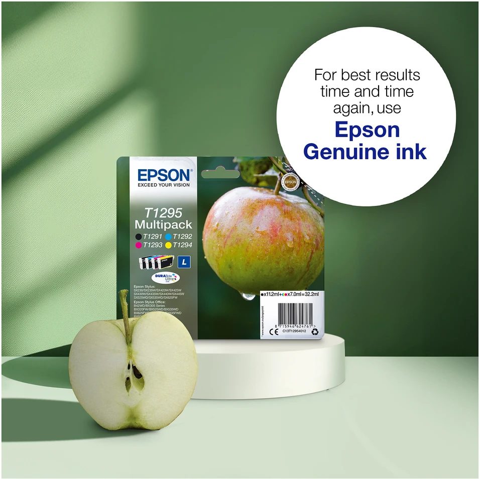 Epson Multipack 4-colours T1295 DURABrite Ultra | Ink Cartridge | Juodas, Cyan, Magenta, Geltona