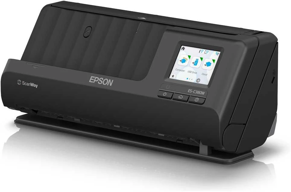 Skeneris Epson | Kompaktiškas tinklo skaitytuvas | ES-C380W | Lakštinis | Bevielis