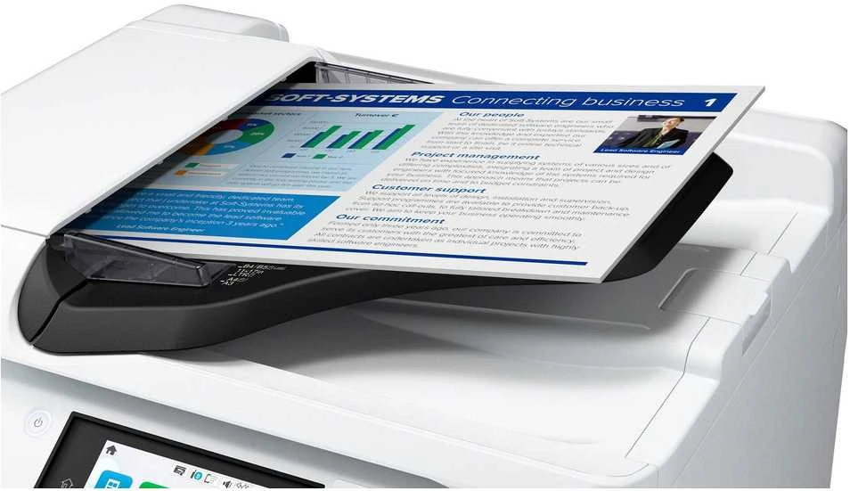 Epson WorkForce Pro EM-C8100RDWF Spausdintuvas rašalinis Spalvotas MFP A3 25 ppm USB Wi-Fi Tinklinis LAN