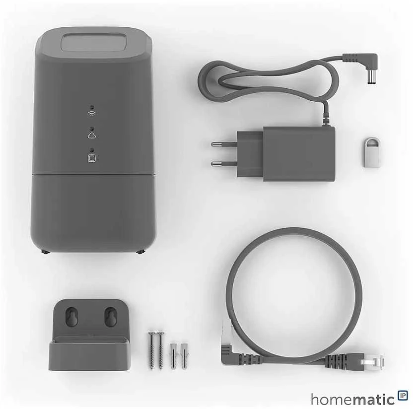 „Homematic IP Home“ valdymo blokas (HmIP-HCU1-A), centrinis (antracito spalvos)