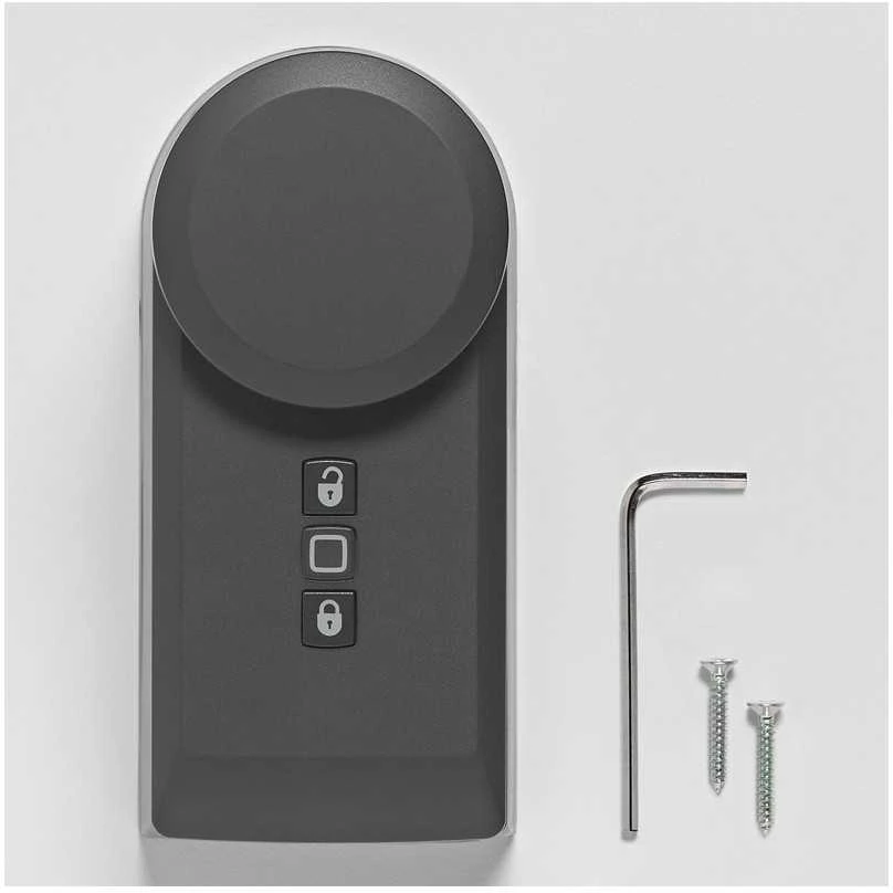 „HomeMatic IP Homematic IP“ išmaniųjų namų durų spynos pavara (HmIP-DLD-A) (antracito spalvos)
