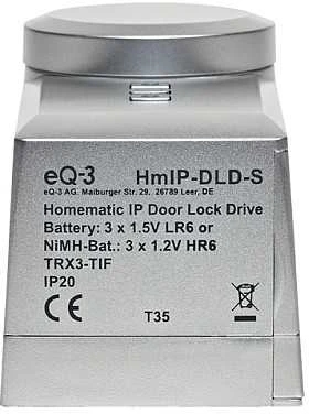 eQ-3 Homematic IP Türschlossantrieb, sidabrinis