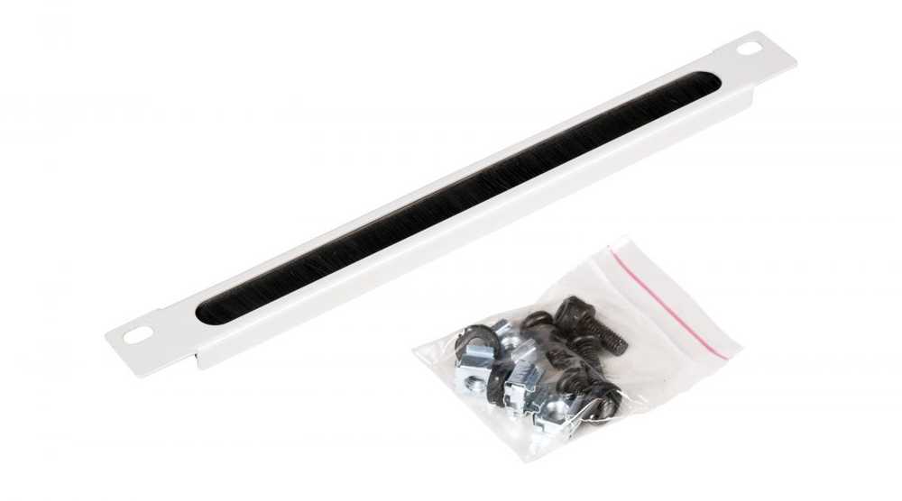 Organizer Equip Equip 10'' Kabeldurchführung mit Bürsteneinsatz, 1U grau