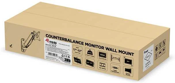 Equip 650136 monitoriaus laikiklis arba stovas 81,3 cm (32″) Siena Juoda