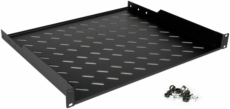 Equip Equip fiksuota lentyna 19" serverių spintelėms, 1U 60cm juoda