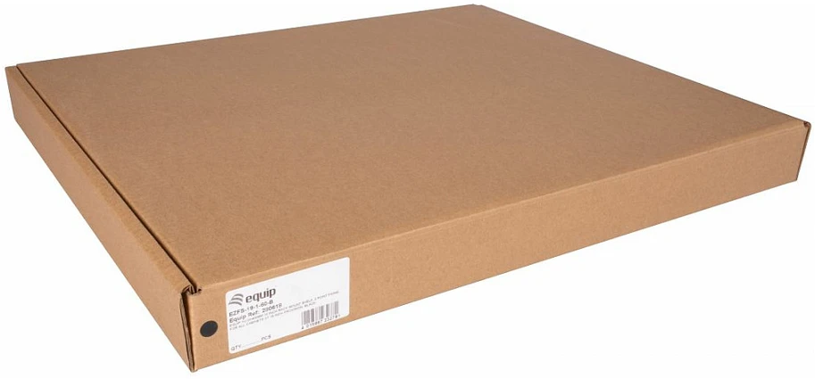 Equip Equip fiksuota lentyna 19" serverių spintelėms, 1U 60cm juoda