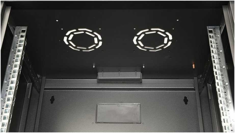 Equip Serverio laikiklis 19" 09U 600x450mm juodos spalvos
