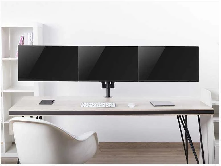 Equip 650134 monitoriaus laikiklis arba stovas Stalas Juoda