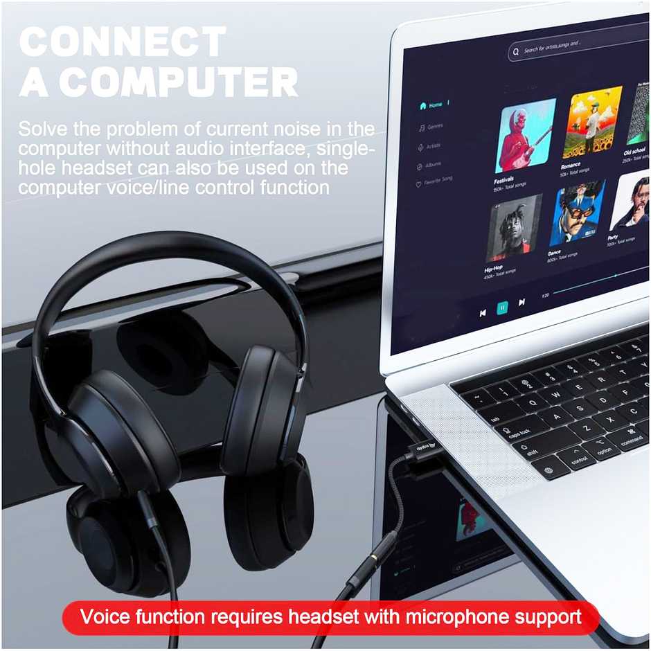 Kabelis USB Equip 147945 0.15 m 3.5mm USB Typu-A Juodas (147945)