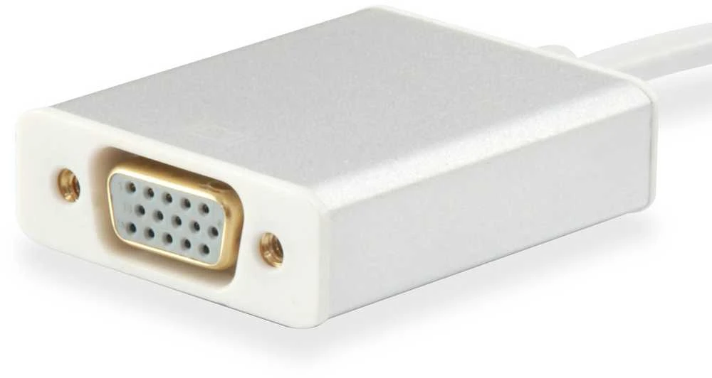 Equip USB įranga USB-C – VGA adapteris baltas (133451)