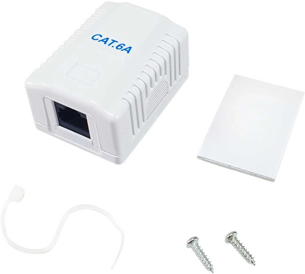 Equip Įranga 235215 Cat6a tinklo jungiamoji dėžutė, balta