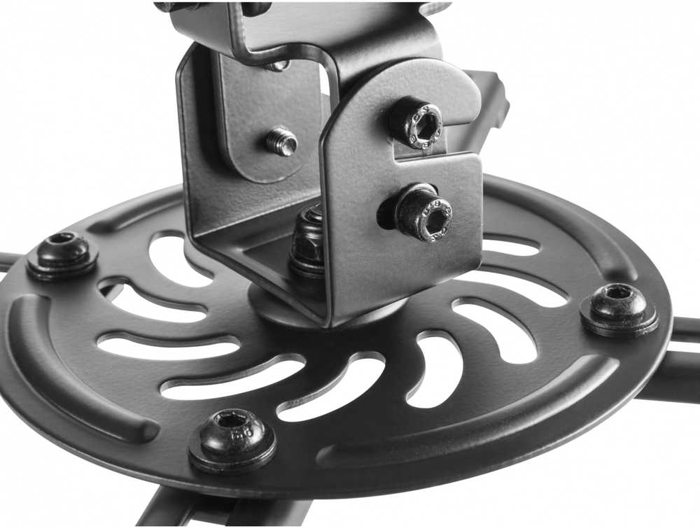 Equip Projektorius Ceiling Mount Bracket, Ceiling, 13.5kg, Juodas, Nerūdijantis plienas, -15 - 15°, 360°