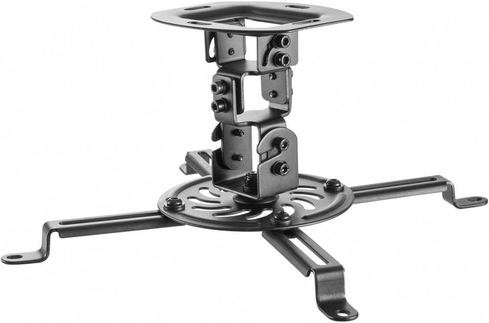 Equip Projektorius Ceiling Mount Bracket, Ceiling, 13.5kg, Juodas, Nerūdijantis plienas, -15 - 15°, 360°