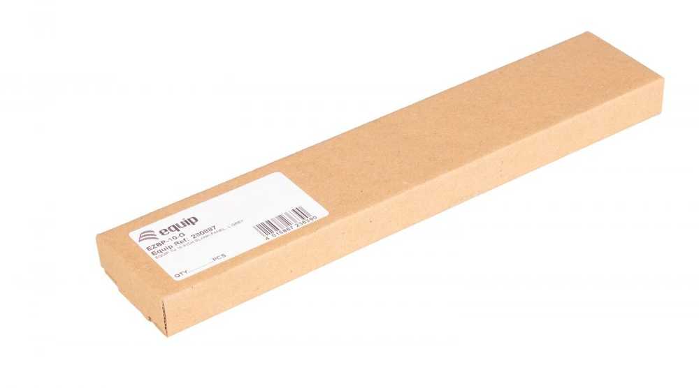 Equip Blankpanel 10'' 1U, grau