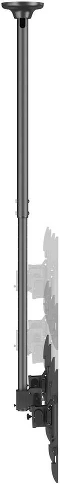 Laikiklis Equip Įrengti 650376 televizoriaus laikiklį 152,4 cm (60") Juodas