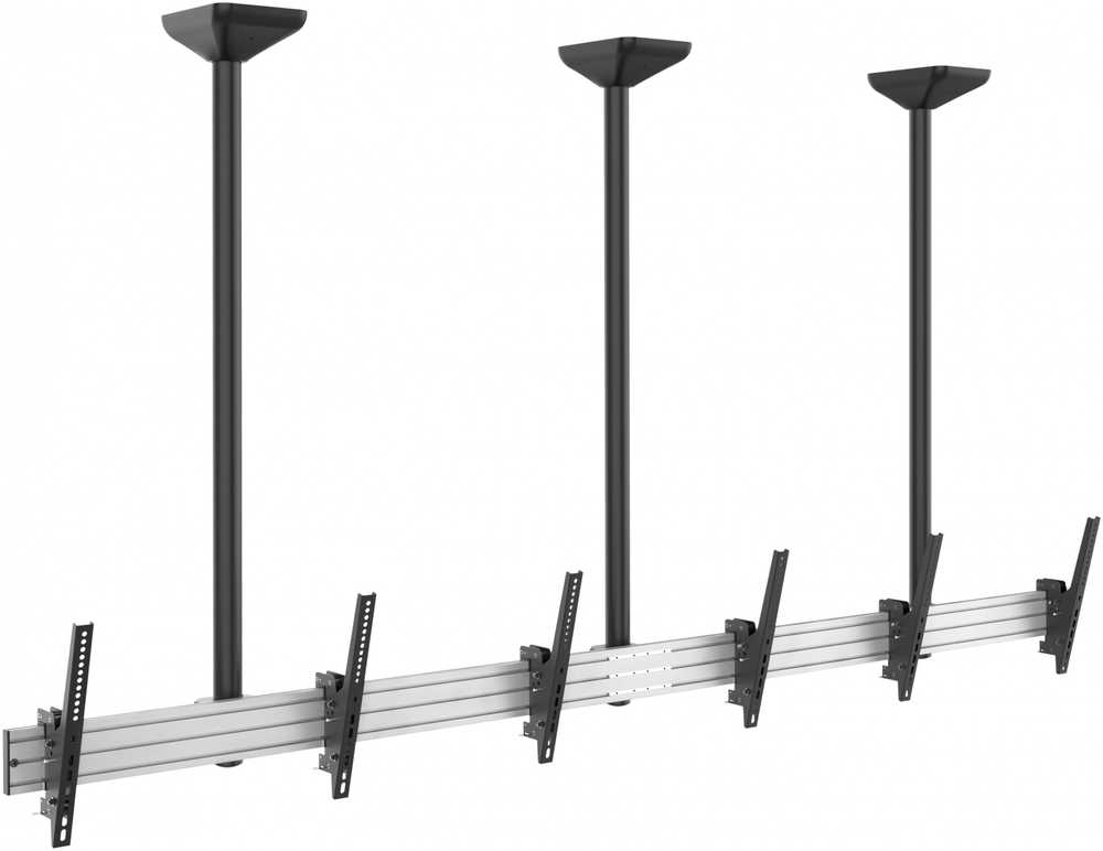Laikiklis Equip Equip Deckenhalterung 45''-50''/3TFT je 50kg 1Gelenk neig. sw (Speditionsversand)