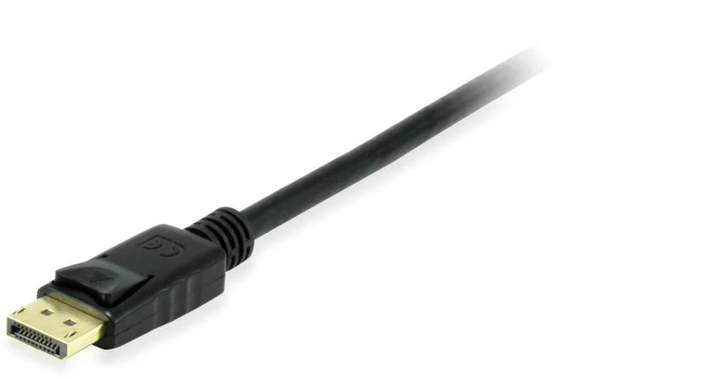 DisplayPort 1.4 laido jungtis su fiksatoriumi