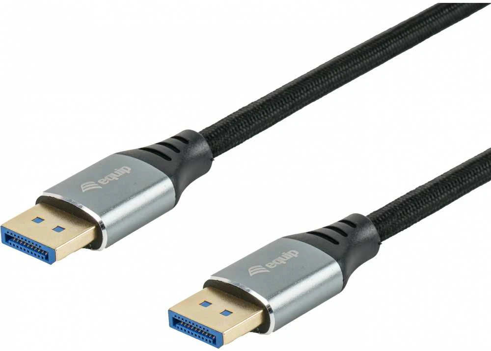 Equip Įrengti „DisplayPort 2.1 St/St 2.00m16K/60Hz“ komp. HDCP aliuminio gr.