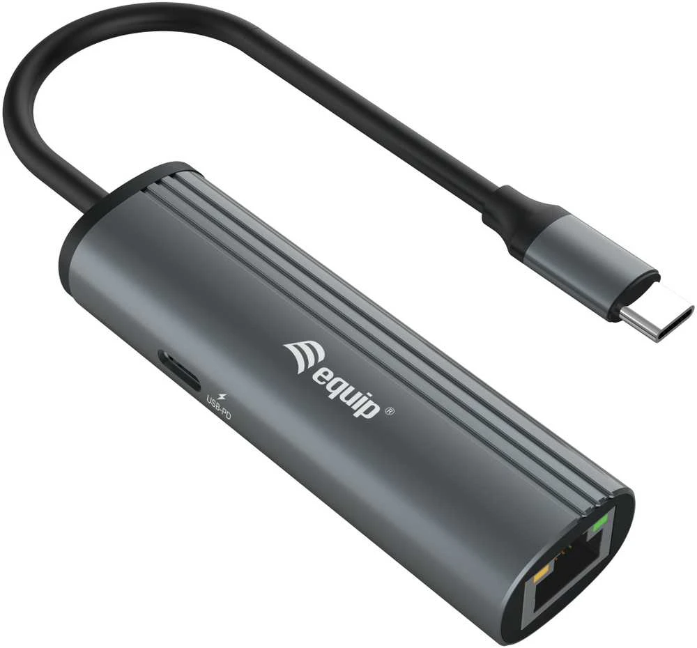 Equip USB-C į RJ45 adapteris su PD krovimu