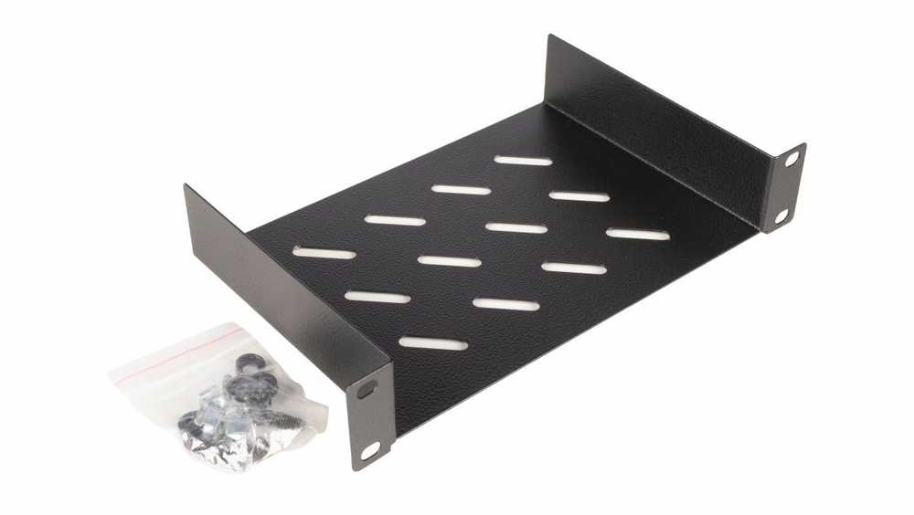 Equip Equip Fachboden fest 10'' für Serverschränke, 1U 15cm sw