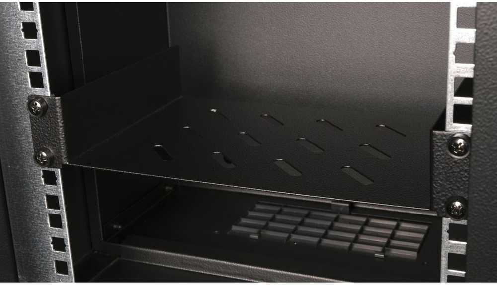 Equip Equip Fachboden fest 10'' für Serverschränke, 1U 15cm sw