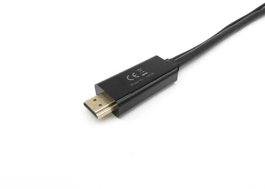 HDMI į Displayport adapterio jungtis, juoda