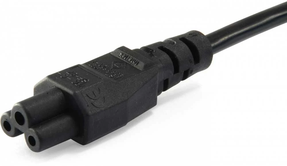 Equip Equip IEC-Stromkabel Schuko -> C5 3m St/Bu juodas