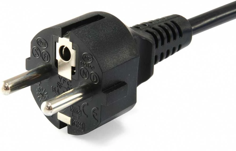 Equip Equip IEC-Stromkabel Schuko -> C5 3m St/Bu juodas