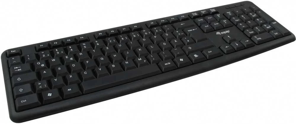 Klaviatūra ir pelė Equip 245203 Przewodowy USB QWERTY Włoski Juodas