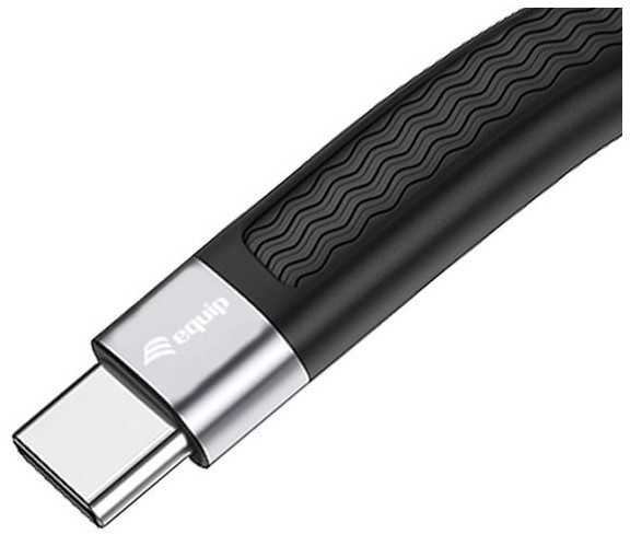 Kabelis USB Equip Thunderbolt - Thunderbolt 0.13 m Juodas (128410)