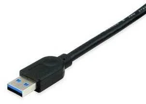 Kabelis USB Equip USB-A - USB-A 5 m Juodas (133346)