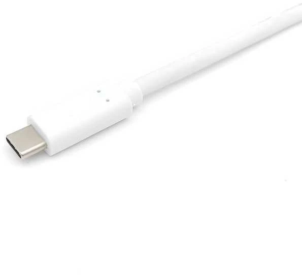 USB kabelis Equip USB-A - USB-C 1 m Baltas (128363)
