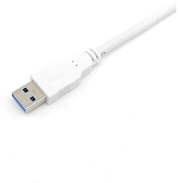 Kabelis USB Equip USB-A - USB-C 1 m Baltas (128364)