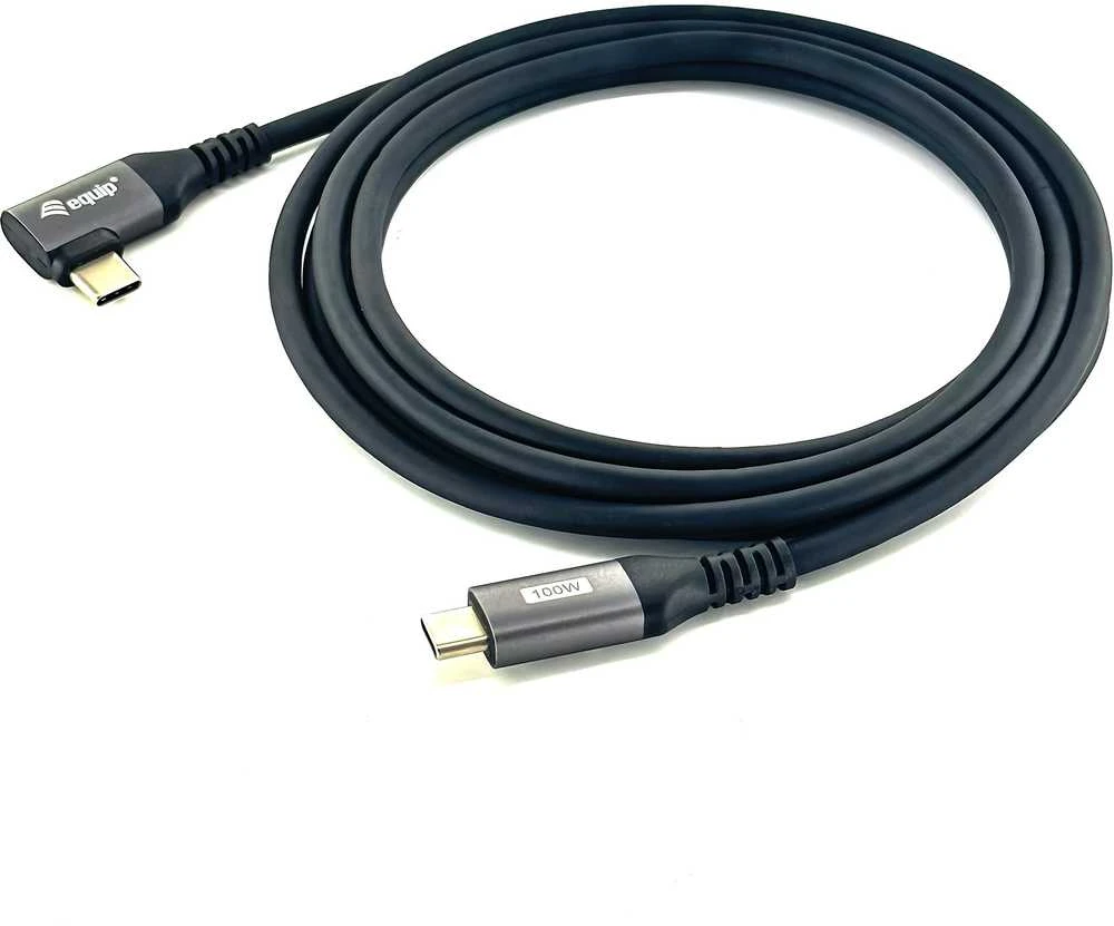 Kabelis USB Equip USB-C - USB-C 3 m Juodas (128893)