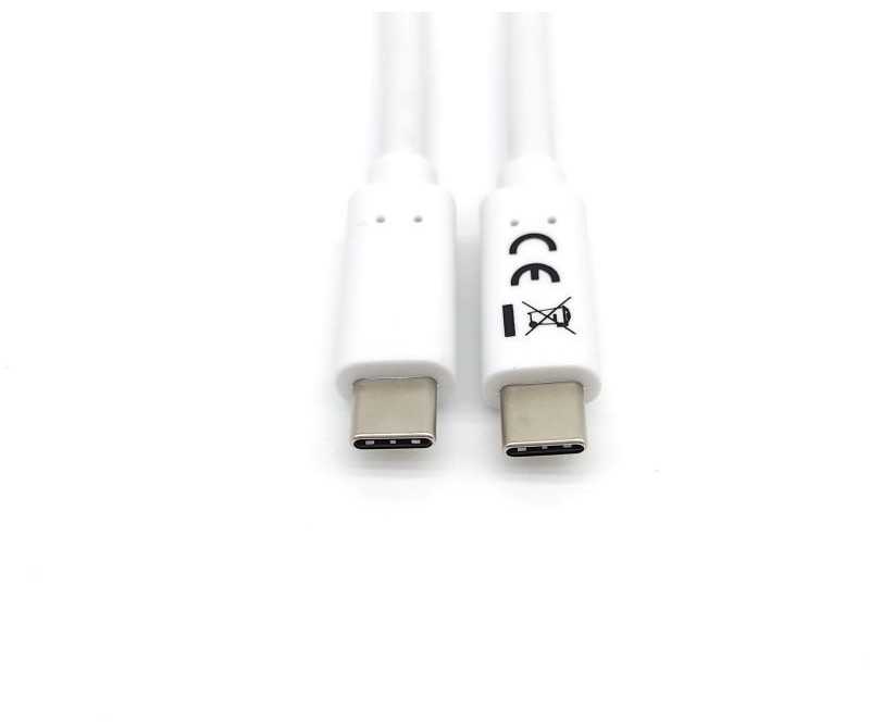 USB kabelis Equip USB-C - USB-C 1 m Balta (128361)