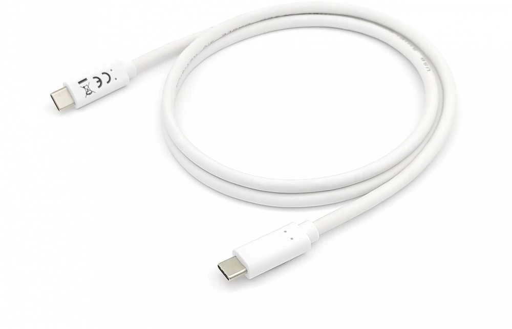 USB kabelis Equip USB-C - USB-C 2 m Balta (128362)