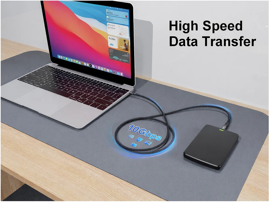 Equip 119466 USB kabelis USB 3.2 Gen 2 (3.1 Gen 2) 5 m USB C 10 Gbit/s 60 W Juoda