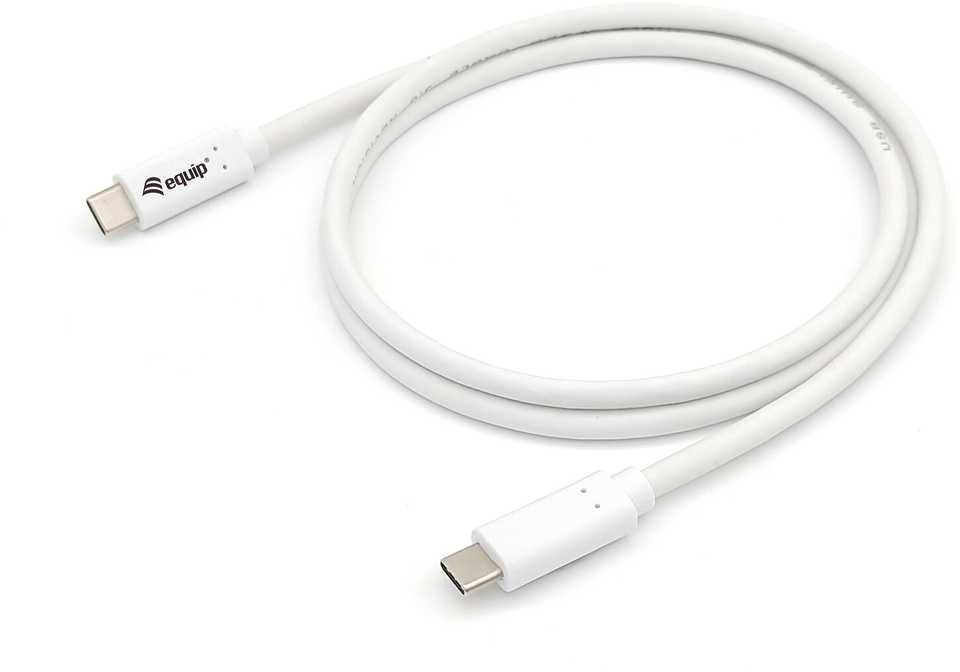 Equip 128365 kabelis USB USB 3.2 Gen 1 (3.1 Gen 1) 0,5 m USB C Baltas