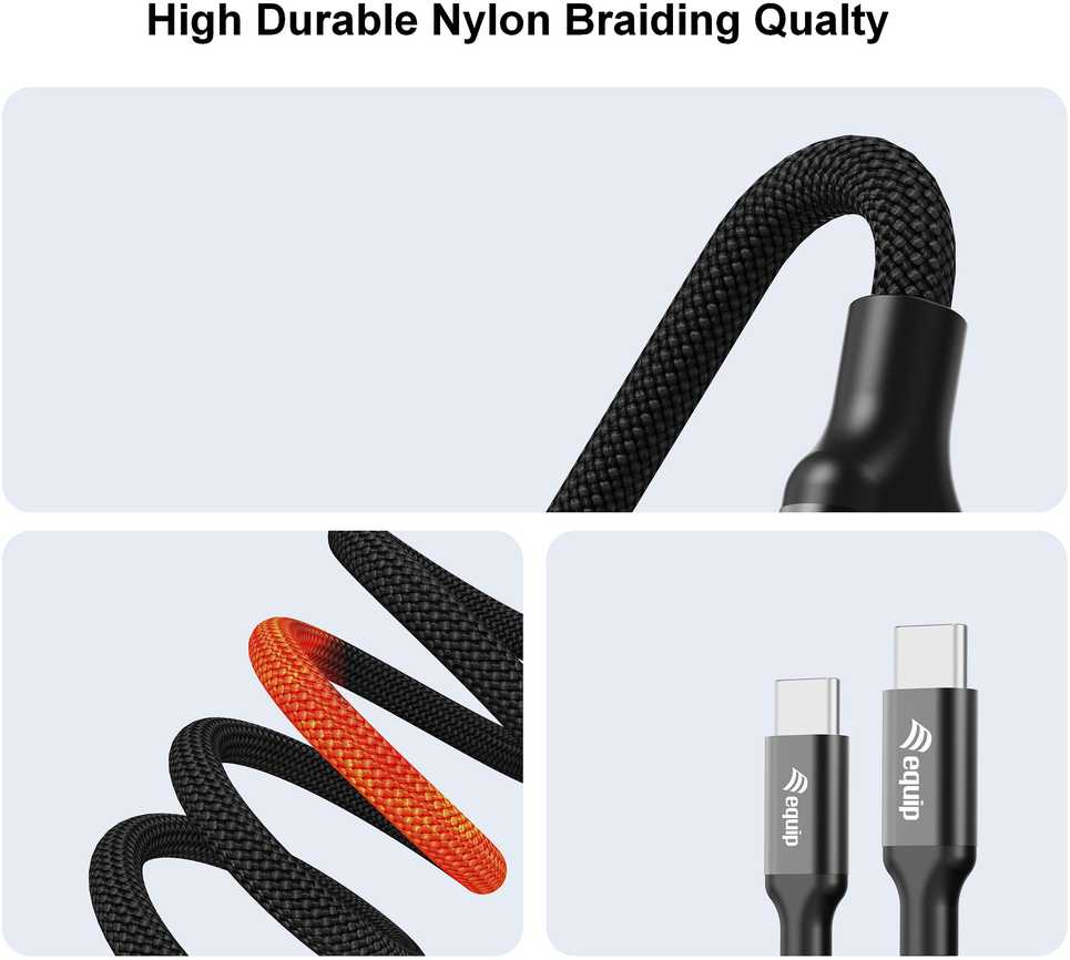 Equip Equip 128895 kabelis USB USB 2.0 1,5 m USB C 2 x USB C Juodas