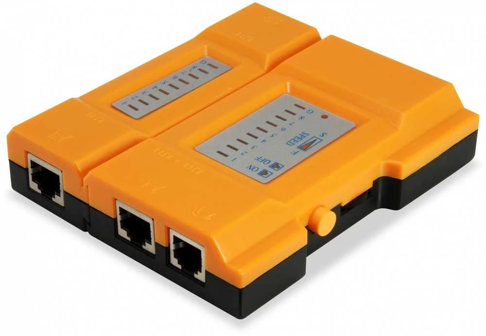 Equip Equip 129967 tinklo kabelio testeris Oranžinis