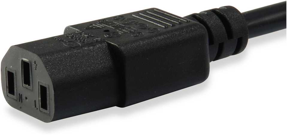 Hama Equip šaldymo prietaisų prailginimo kabelis IEC C14 - > IEC C13 St / BU 1,80 m, plastikinis maišelis (112100)