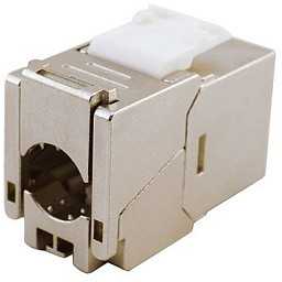Equip Equip Keystone Jack geschirmt Cat.6A Werkzeugf.Metall 8erSet